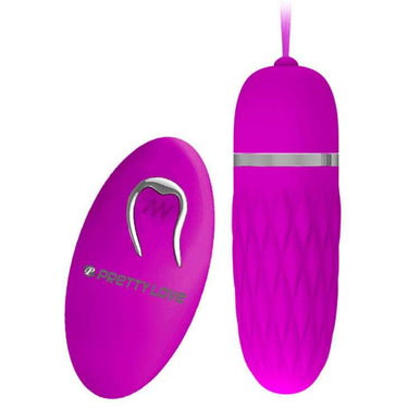 Uovo Vibrante con Telecomando 12 Vibrazioni in Silicone Viola